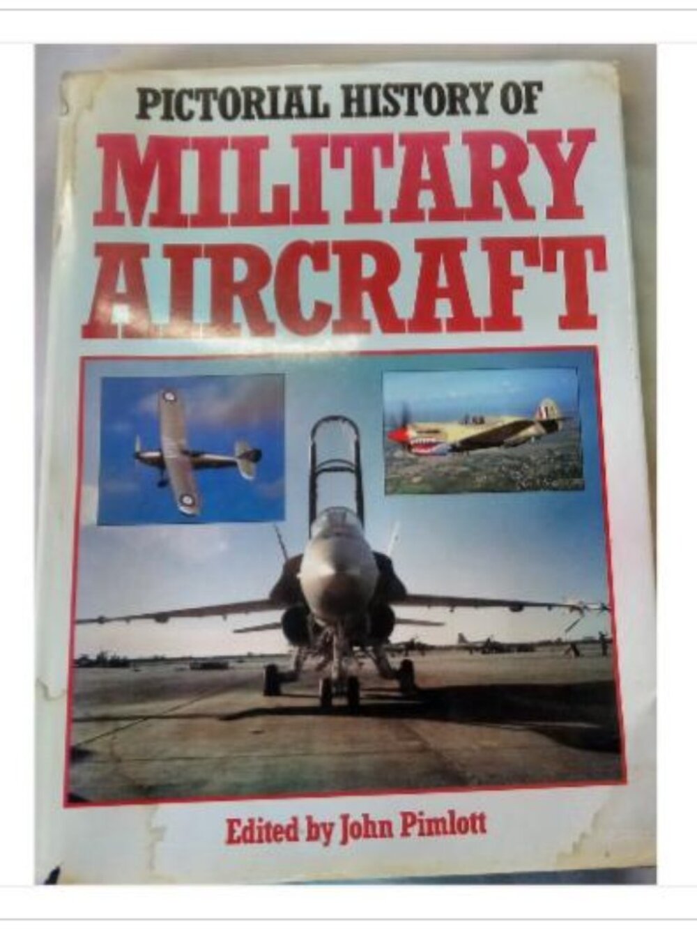Pictorial History of Military Aircraft John Pimlott 1987 Paperback Book Vintage
